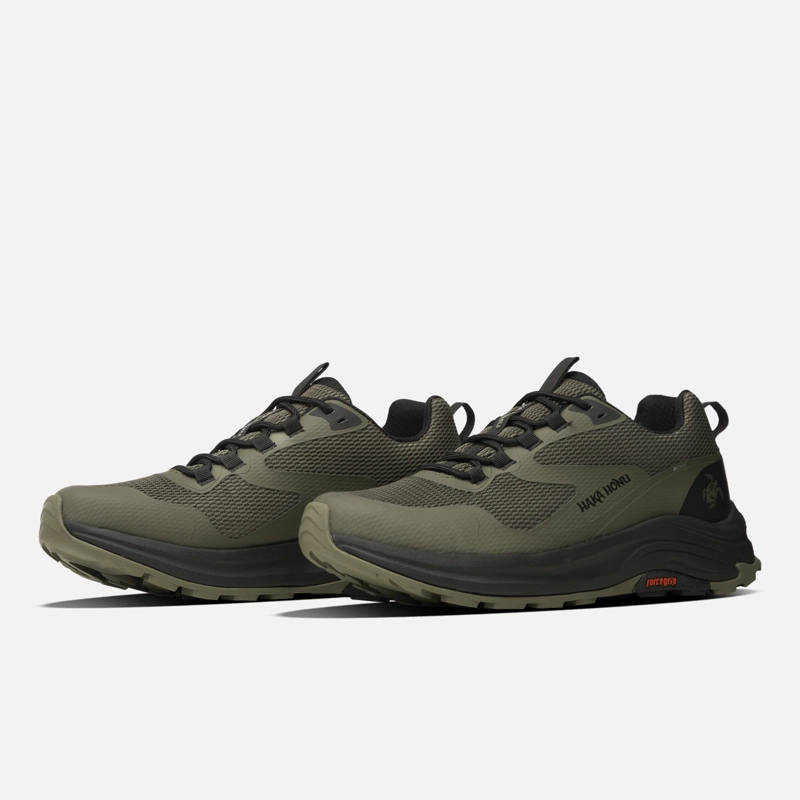 ZAPATILLA HOMBRE HUILLIN BAJO VERDE MILITAR HAKA HONU - 2