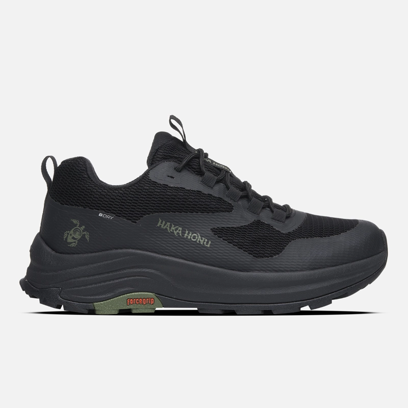 ZAPATILLA HOMBRE HUILLIN BAJO NEGRO HAKA HONU - 1