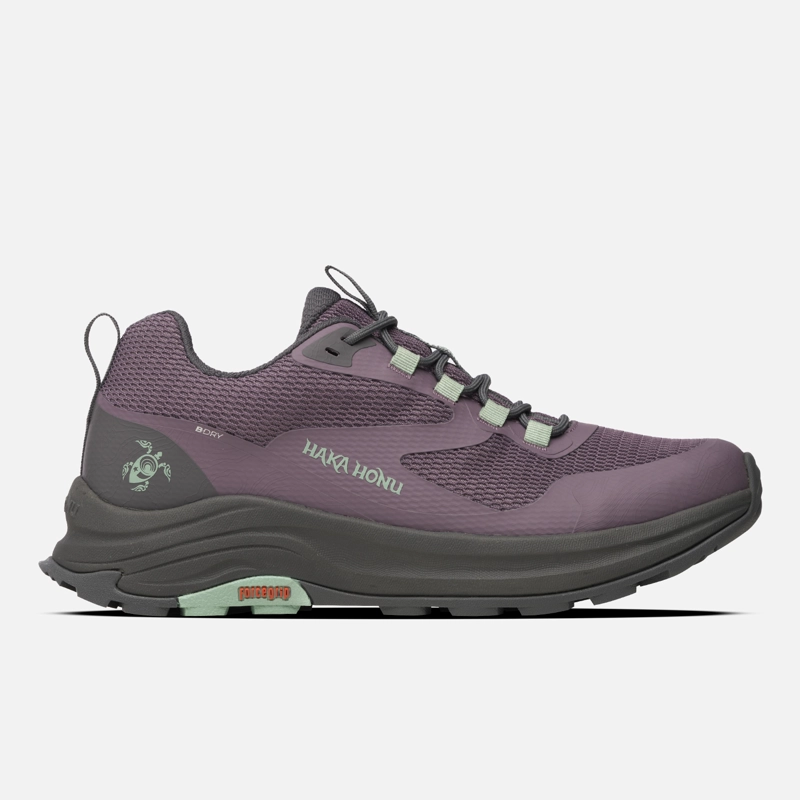 ZAPATILLA MUJER HUILLIN BAJO MORADO/VERDE AGUA HAKA HONU - 1