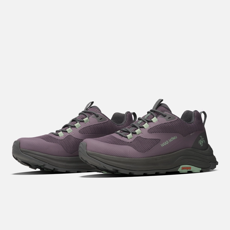 ZAPATILLA MUJER HUILLIN BAJO MORADO/VERDE AGUA HAKA HONU - 2