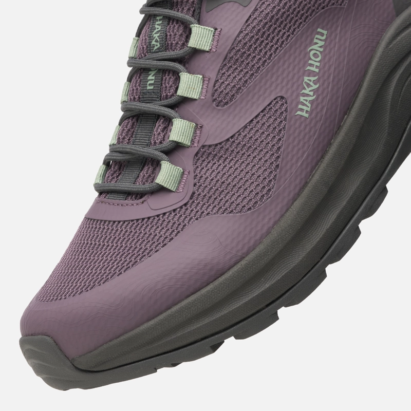 ZAPATILLA MUJER HUILLIN BAJO MORADO/VERDE AGUA HAKA HONU - 4