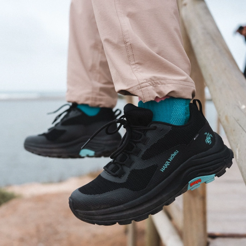 ZAPATILLA MUJER HUILLIN BAJO NEGRO HAKA HONU - 6