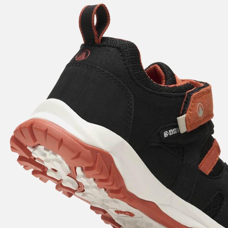 ZAPATO NIÑO TELLUS LOW KIDS NEGRO / NARANJO LIPPI V26 - 8