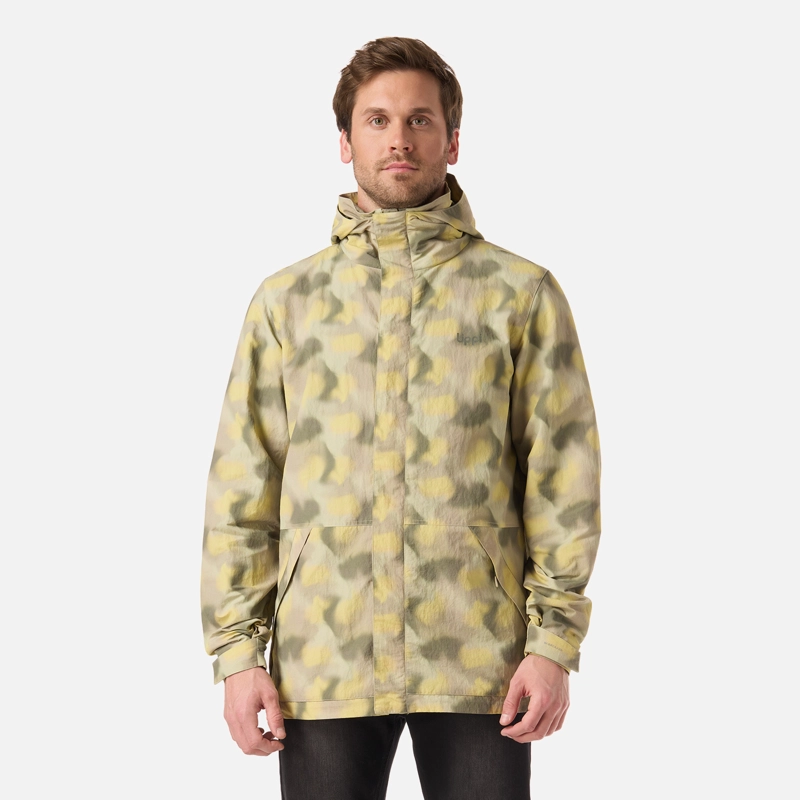 LIPPI CHAQUETA HOMBRE CITYME WINDBREAKER HOODY JACKET PRINT VERDE LIPPI V26