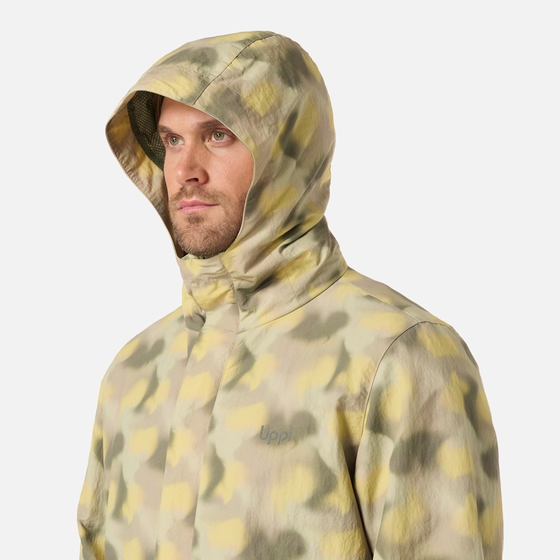 CHAQUETA HOMBRE CITYME WINDBREAKER HOODY JACKET PRINT VERDE LIPPI V26 - 4
