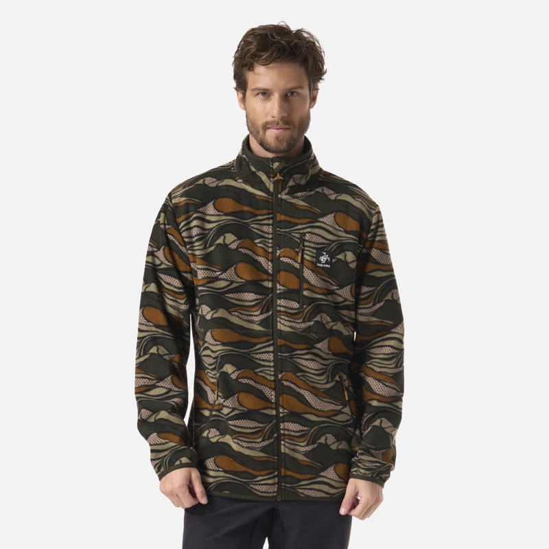 POLAR HOMBRE TOKERAU PRO PRINT VERDE MILITAR HAKA HONU V26 - 1