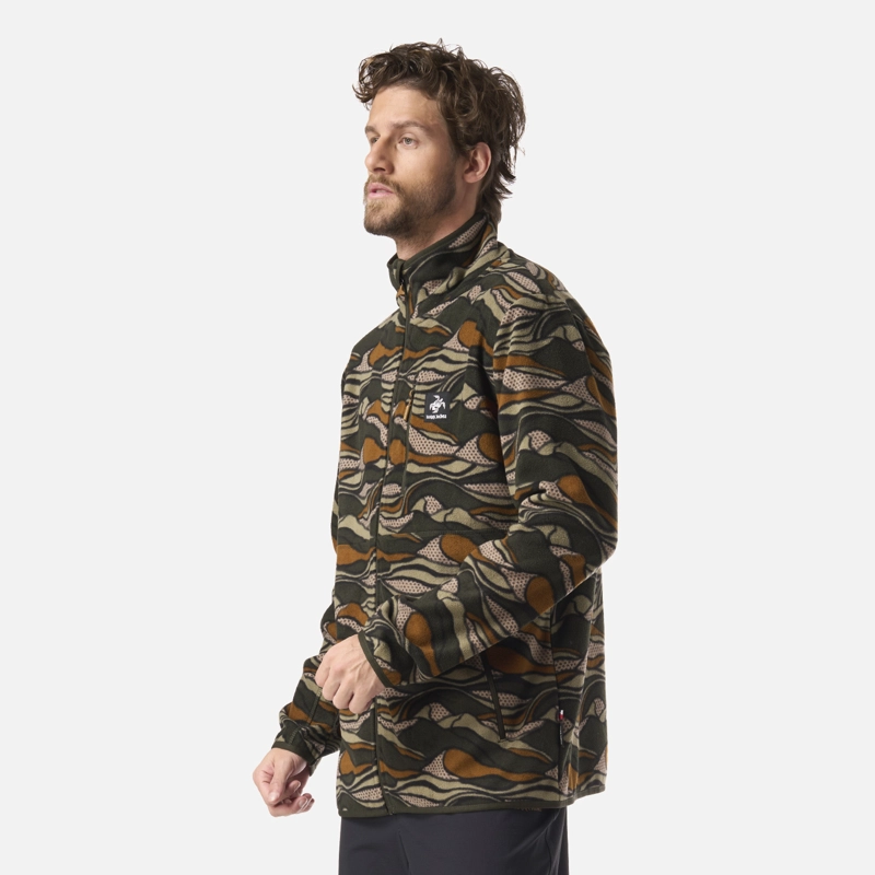 POLAR HOMBRE TOKERAU PRO PRINT VERDE MILITAR HAKA HONU V26 - 2