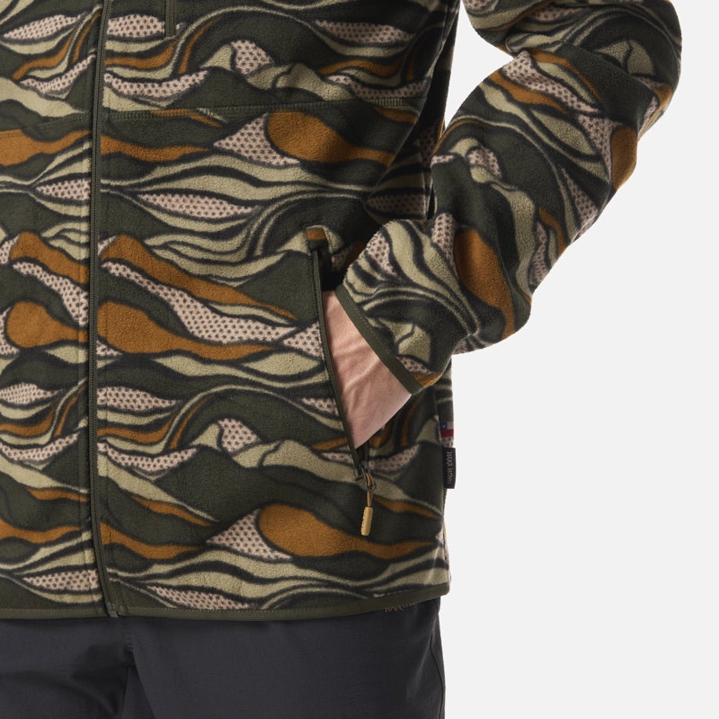 POLAR HOMBRE TOKERAU PRO PRINT VERDE MILITAR HAKA HONU V26 - 5