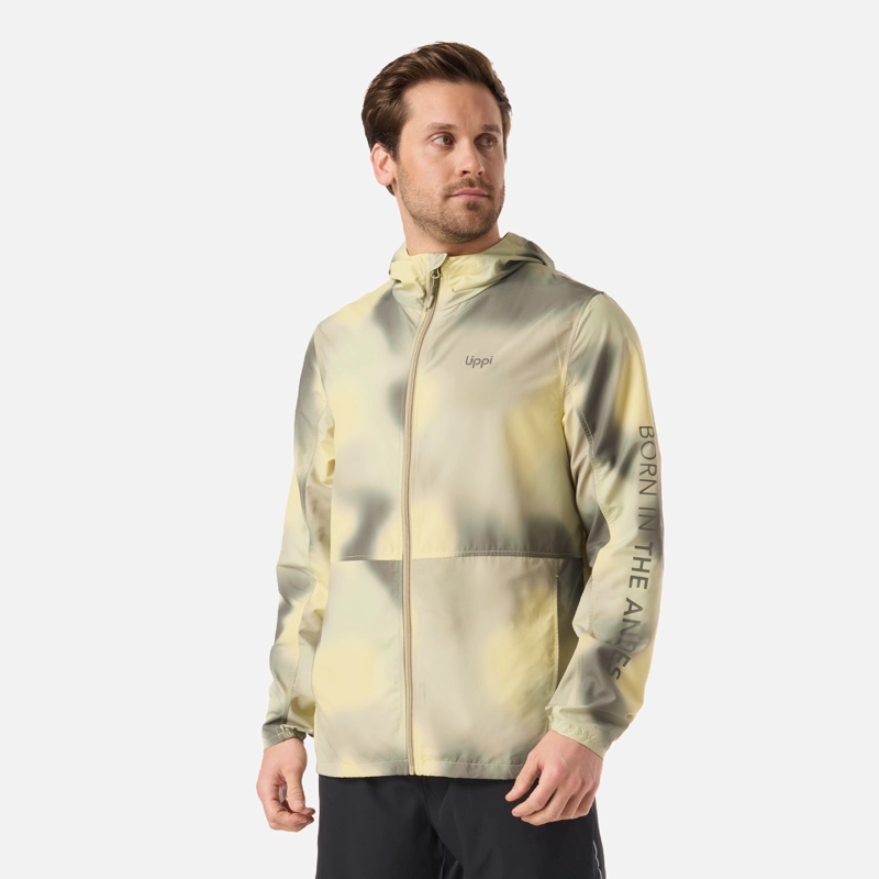 CHAQUETA HOMBRE NIGHTFALL WINDBREAKER HOODY JACKET VERDE LIPPI V26 - 2