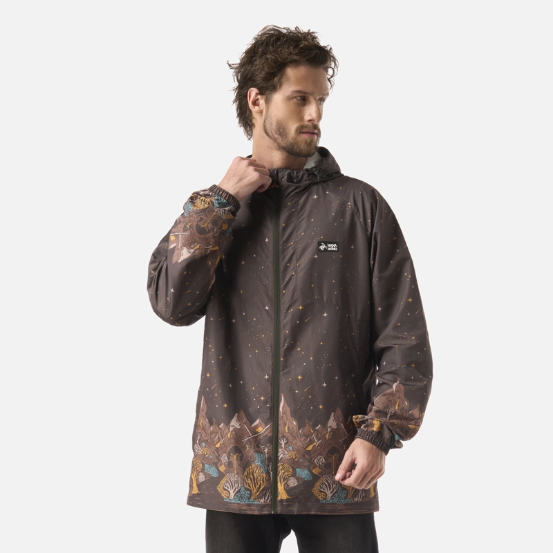 CHAQUETA HOMBRE APERRAO PRINT VERDE MILITAR HAKA HONU V26 - 1