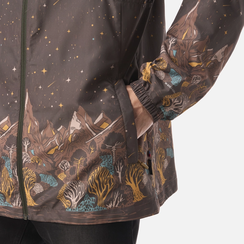 CHAQUETA HOMBRE APERRAO PRINT VERDE MILITAR HAKA HONU V26 - 5