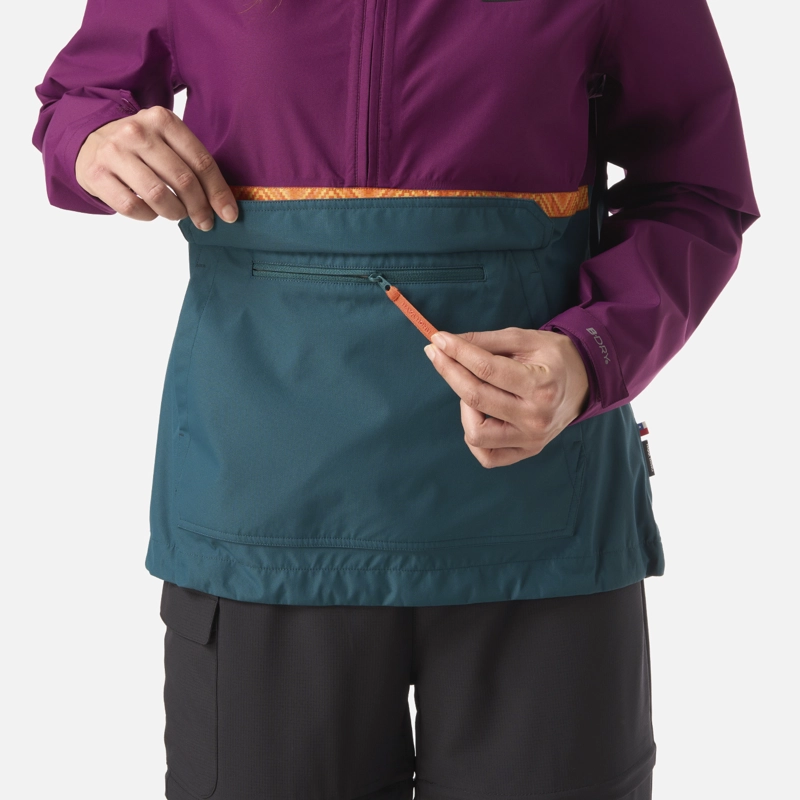 CHAQUETA MUJER VIENTO NORTE 14 ZIP PURPURA HAKA HONU V26 - 4