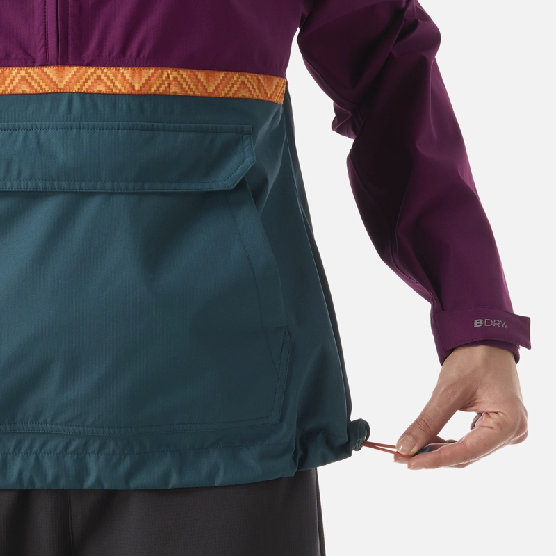 CHAQUETA MUJER VIENTO NORTE 14 ZIP PURPURA HAKA HONU V26 - 6