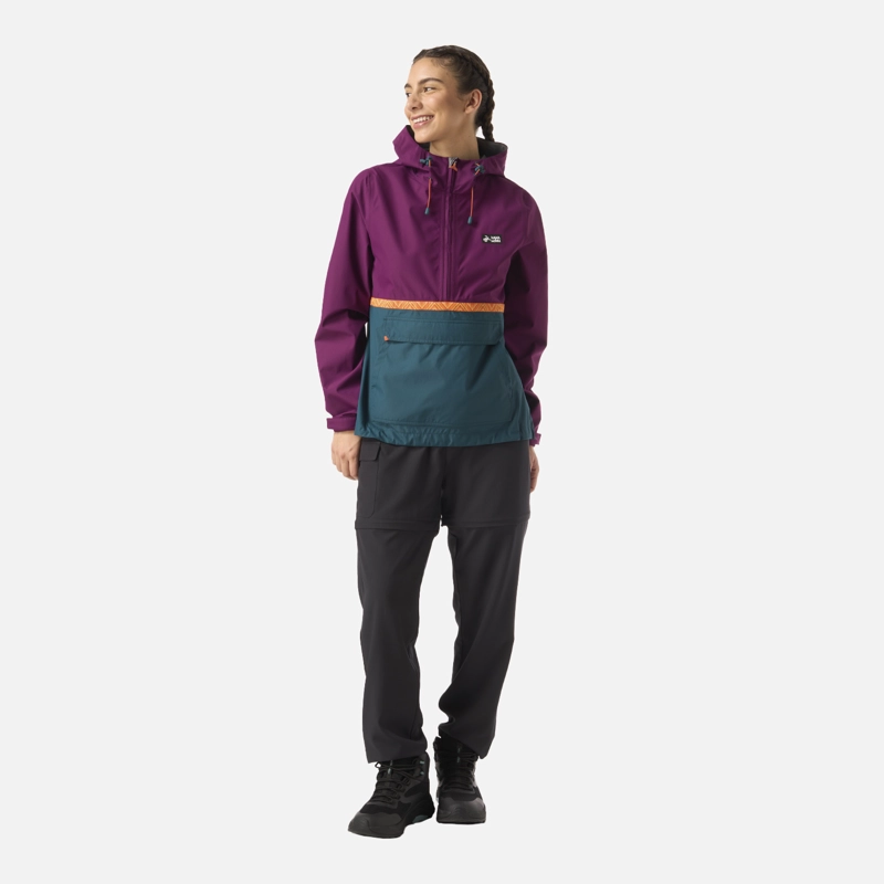 CHAQUETA MUJER VIENTO NORTE 14 ZIP PURPURA HAKA HONU V26 - 8