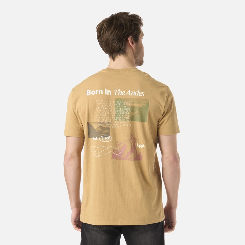 POLERA HOMBRE ADVENTURE PAGE T-SHIRT CAMEL LIPPI V26 - 2
