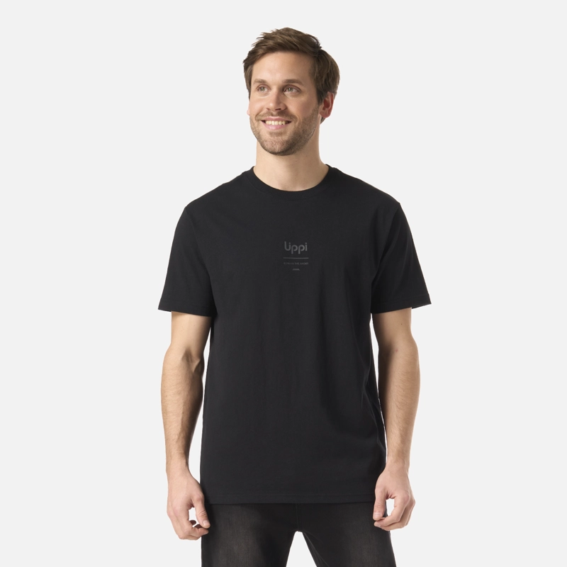 LIPPI POLERA HOMBRE ADVENTURE PAGE T-SHIRT NEGRO LIPPI