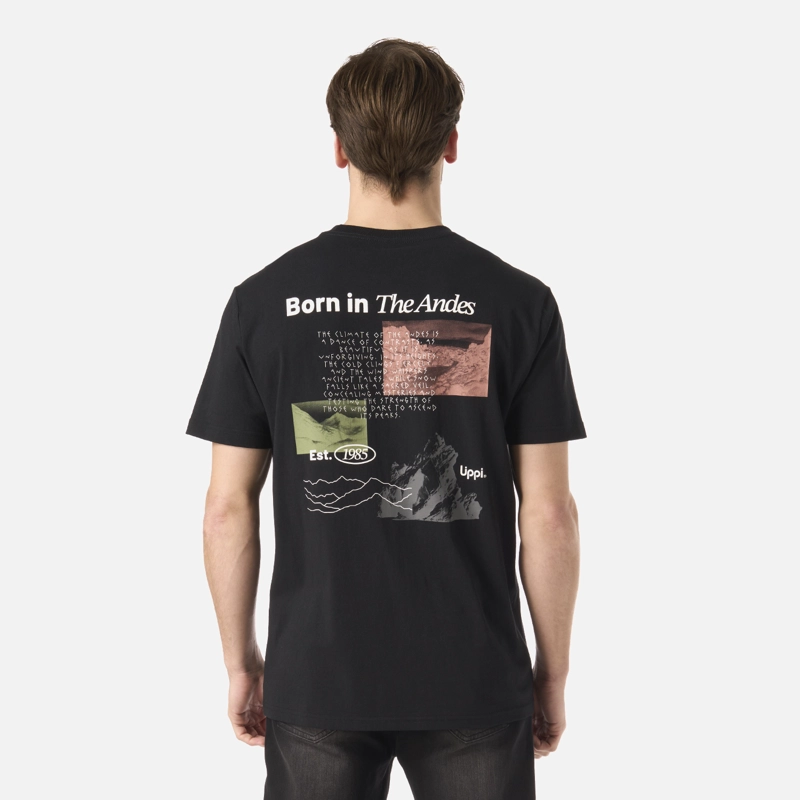 POLERA HOMBRE ADVENTURE PAGE T-SHIRT NEGRO LIPPI - 2