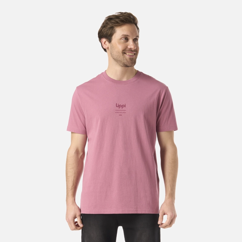 POLERA HOMBRE ADVENTURE PAGE T-SHIRT ROSA OSCURO LIPPI V26 - 1