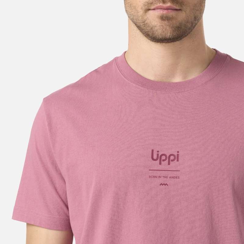 POLERA HOMBRE ADVENTURE PAGE T-SHIRT ROSA OSCURO LIPPI V26 - 4