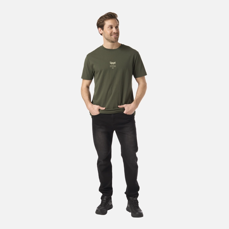 POLERA HOMBRE ADVENTURE PAGE T-SHIRT VERDE MUSGO LIPPI V26 - 4