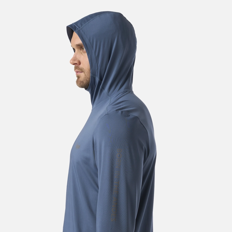 POLERA HOMBRE SUN PROTECTION T-SHIRT AZUL OSCURO LIPPI - 4