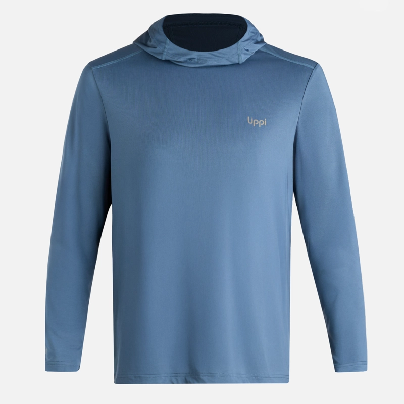 POLERA HOMBRE SUN PROTECTION T-SHIRT AZUL OSCURO LIPPI - 6