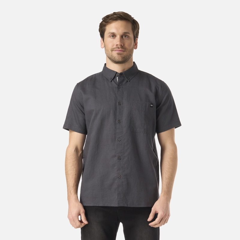 CAMISA HOMBRE TERRAIN LINEN SHIRT GRIS MEDIO LIPPI V26 - 1
