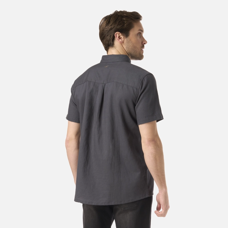 CAMISA HOMBRE TERRAIN LINEN SHIRT GRIS MEDIO LIPPI V26 - 3