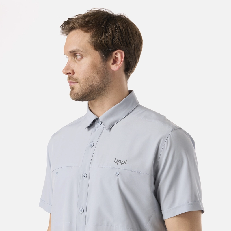 CAMISA HOMBRE WALLACE SHORT SLEEVE Q-DRY SHIRT CELESTE LIPPI V26 - 4