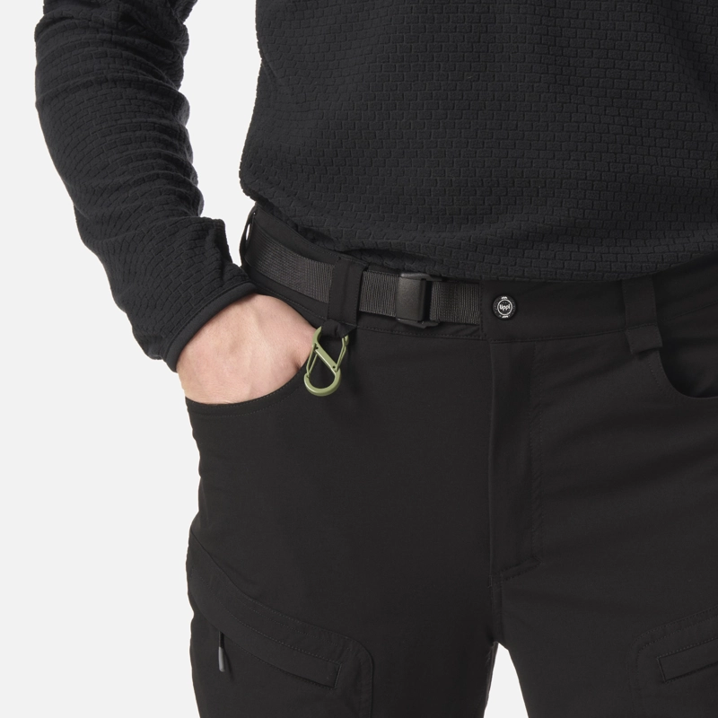 PANTALON HOMBRE WOLLASTON MOUNTAIN Q-DRY REGULAR FIT PANTS NEGRO LIPPI - 4