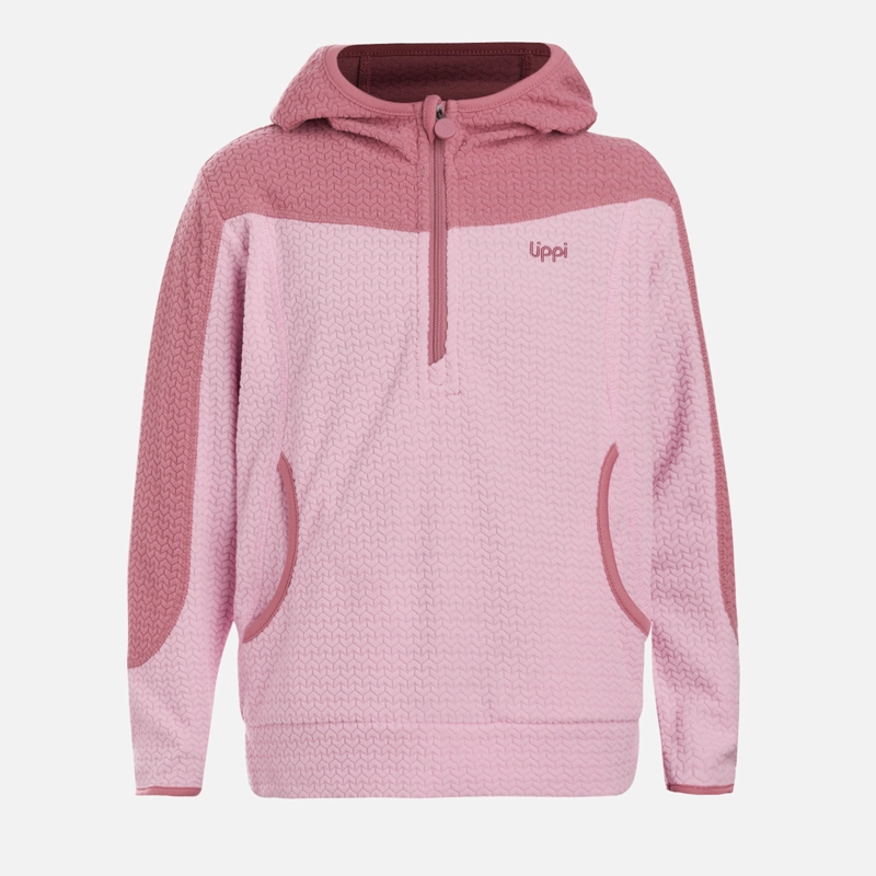 POLERON NIÑA SALTAMONTES NANO-F 1/4 ZIP HOODY ROSA LIPPI - 6
