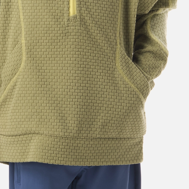 POLERON NIÑO SALTAMONTES NANO-F 1/4 ZIP HOODY VERDE LIPPI V26 - 5