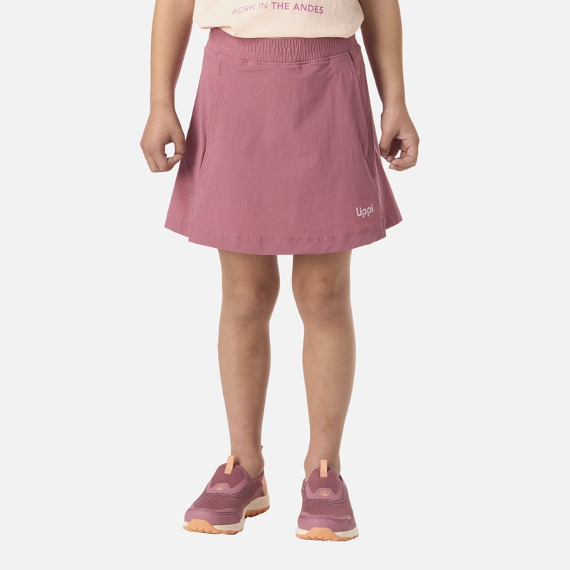 SHORT NIÑA SWEET ACTIVE SKIRT ROSA OSCURO LIPPI V26 - 1