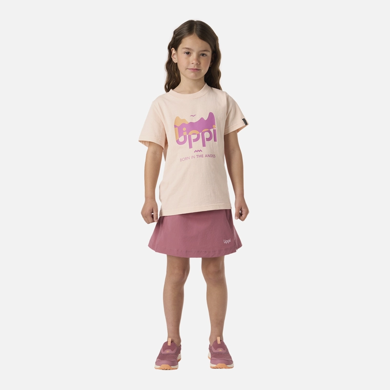 SHORT NIÑA SWEET ACTIVE SKIRT ROSA OSCURO LIPPI V26 - 6
