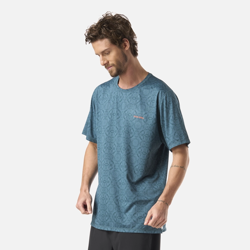 POLERA HOMBRE SUDALA PRINT PETROLEO HAKA HONU - 2