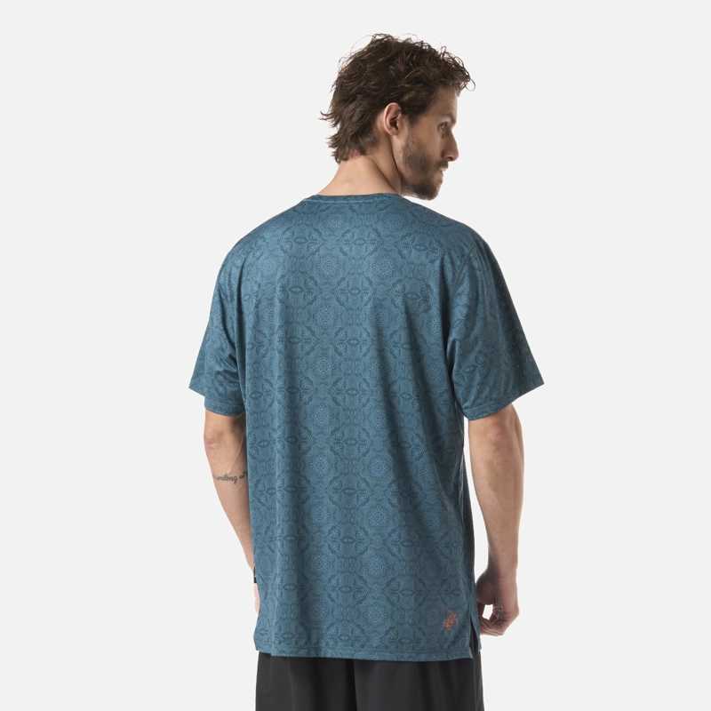POLERA HOMBRE SUDALA PRINT PETROLEO HAKA HONU - 3