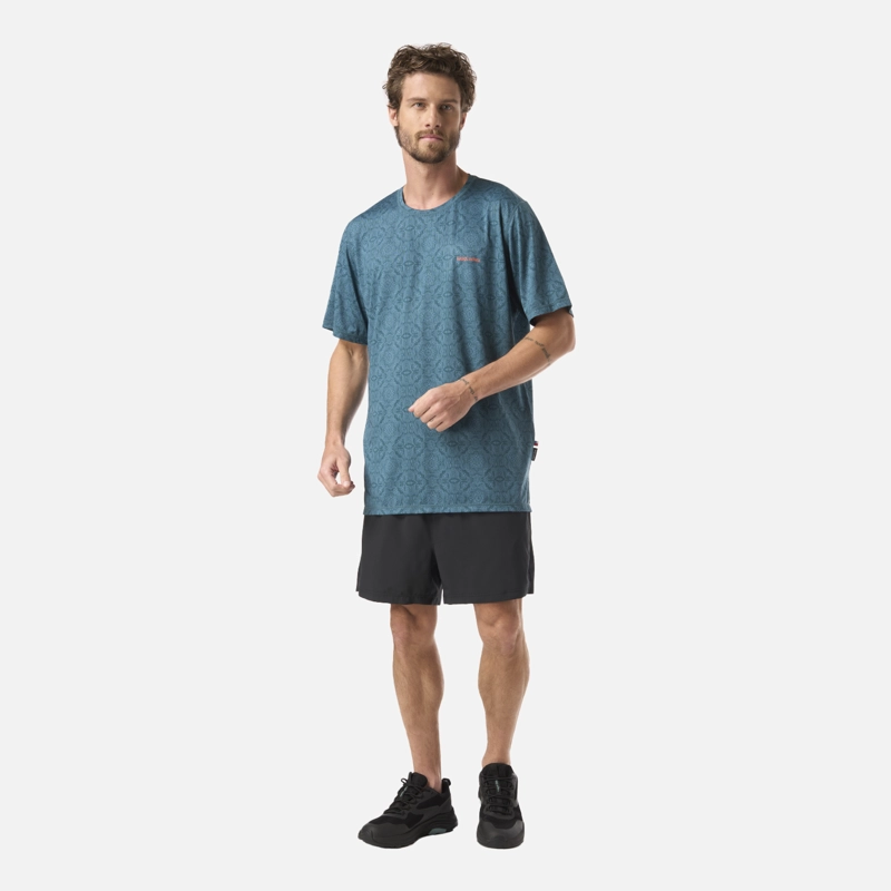 POLERA HOMBRE SUDALA PRINT PETROLEO HAKA HONU - 5