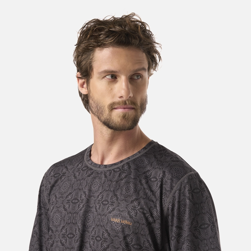 POLERA HOMBRE SUDALA PRINT GRAFITO HAKA HONU - 4