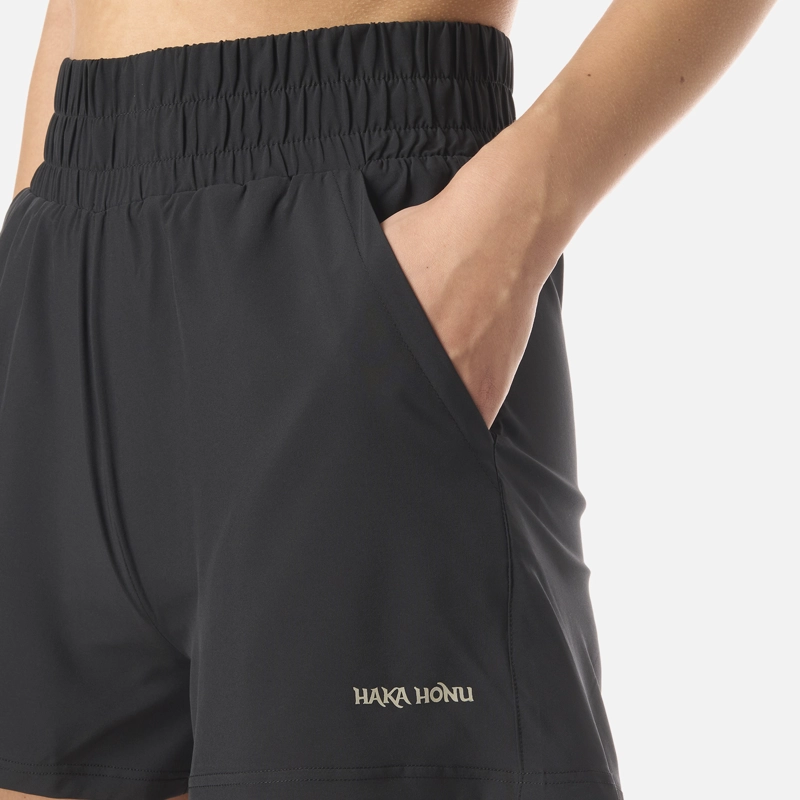 SHORT  MUJER CANCHERA NEGRO HAKA HONU - 4