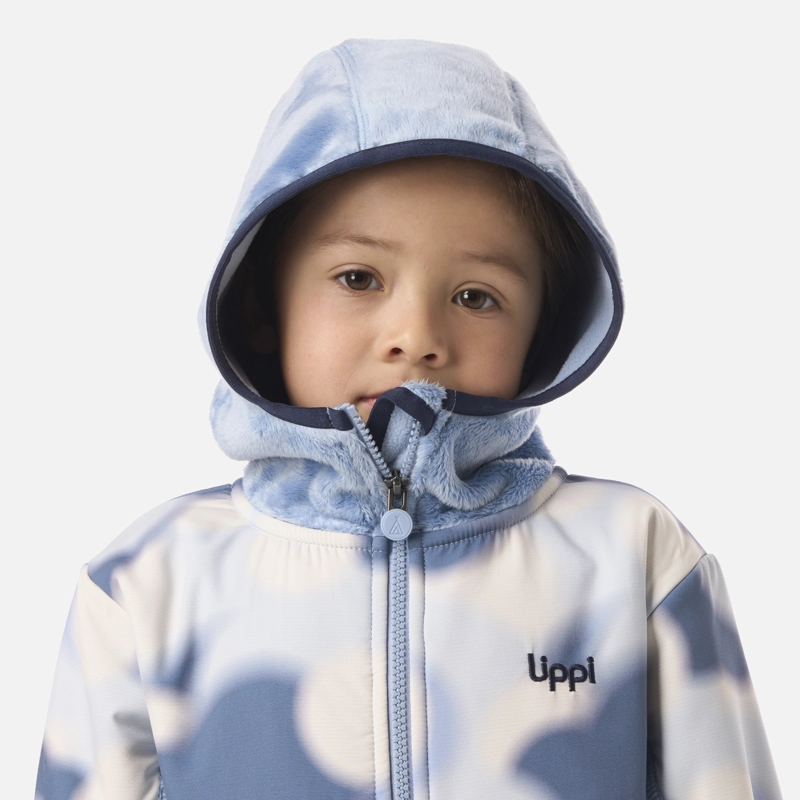 POLAR NIÑO GRILLO THERM-PRO HOODY JACKET AZUL PIEDRA LIPPI V26 - 4