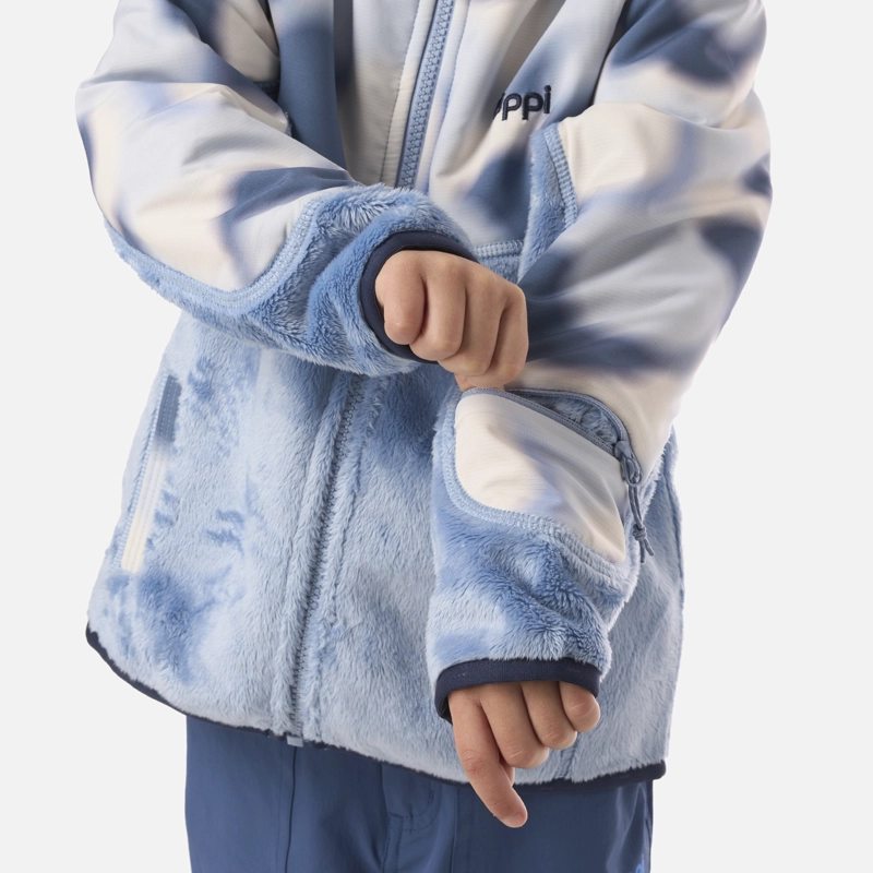 POLAR NIÑO GRILLO THERM-PRO HOODY JACKET AZUL PIEDRA LIPPI V26 - 5