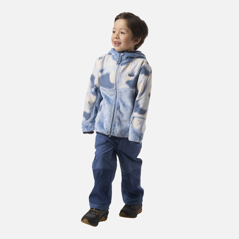 POLAR NIÑO GRILLO THERM-PRO HOODY JACKET AZUL PIEDRA LIPPI V26 - 7