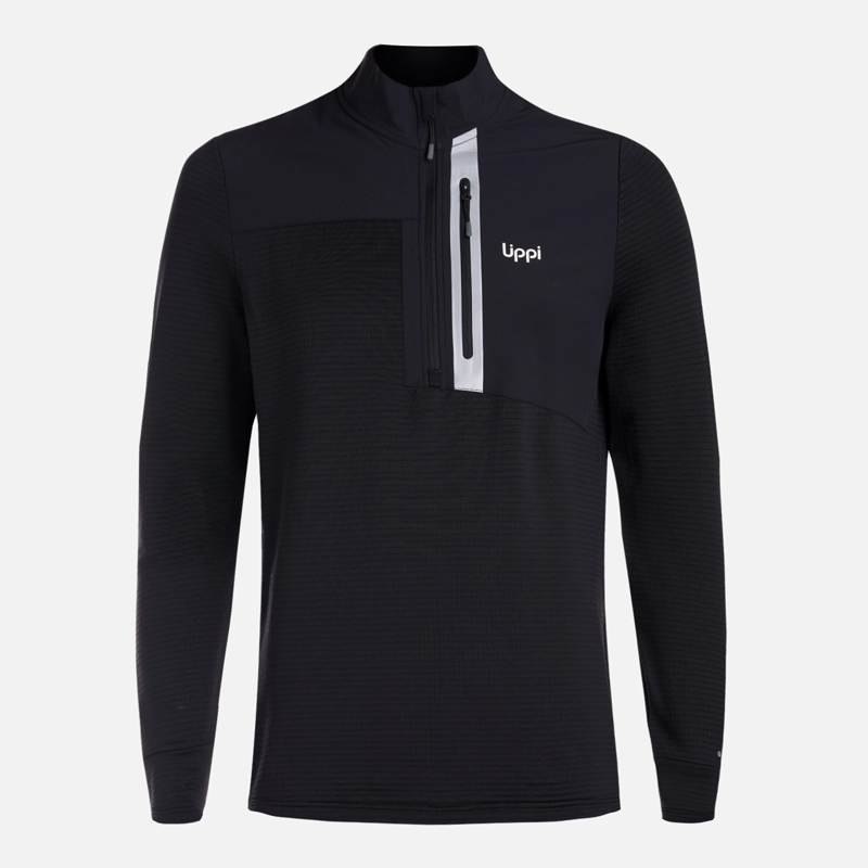 POLERON HOMBRE KAROVA NANO-F 1/4 ZIP NEGRO LIPPI V26 - 7