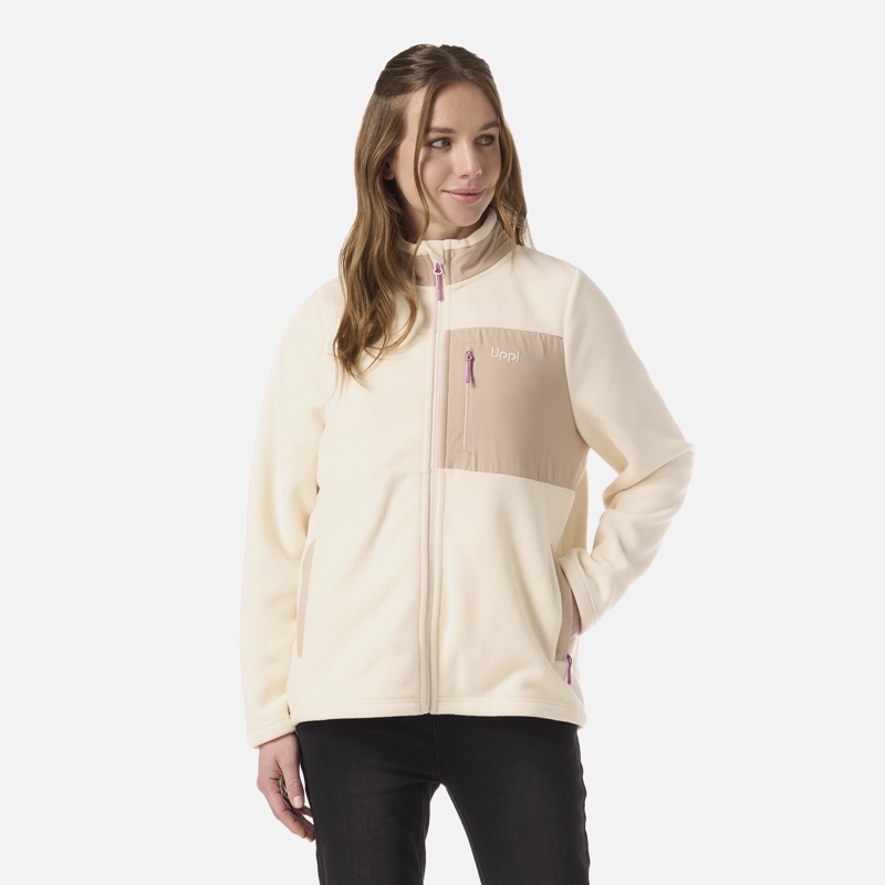 LIPPI POLAR MUJER CREEKFRONT THERM-PRO HOODY JACKET CRUDO LIPPI