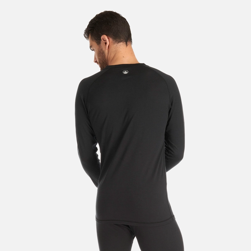 PRIMERA CAPA HOMBRE SKINTEC MERINO TOP NEGRO LIPPI V26 - 4