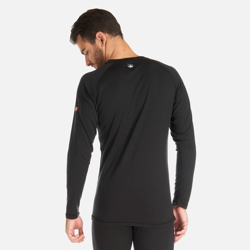 PRIMERA CAPA HOMBRE SKINTEC MERINO TOP NEGRO LIPPI V26 - 5