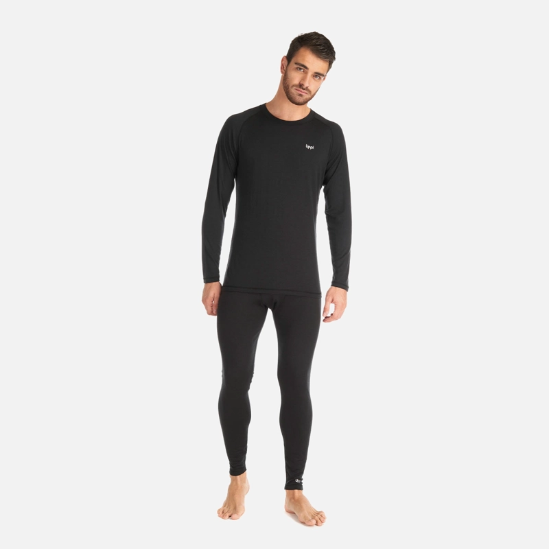 PRIMERA CAPA HOMBRE SKINTEC MERINO TOP NEGRO LIPPI V26 - 8
