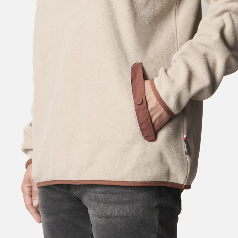 POLAR HOMBRE TOKERAU HOODY TAUPE HAKA HONU - 5