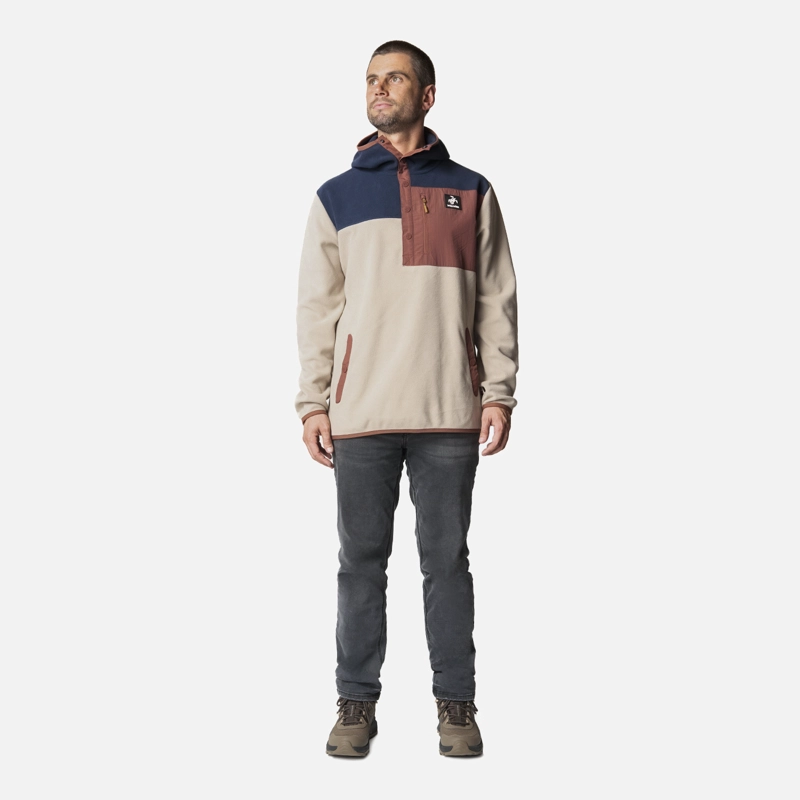 POLAR HOMBRE TOKERAU HOODY TAUPE HAKA HONU - 6