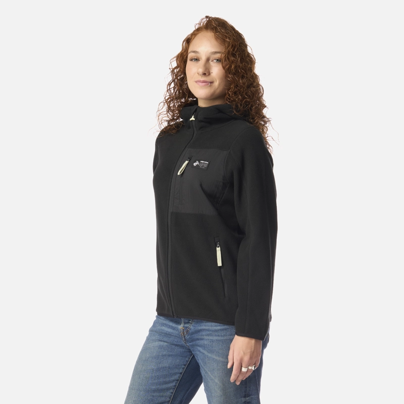 POLAR MUJER LEÑERA NEGRO HAKA HONU I26 - 2